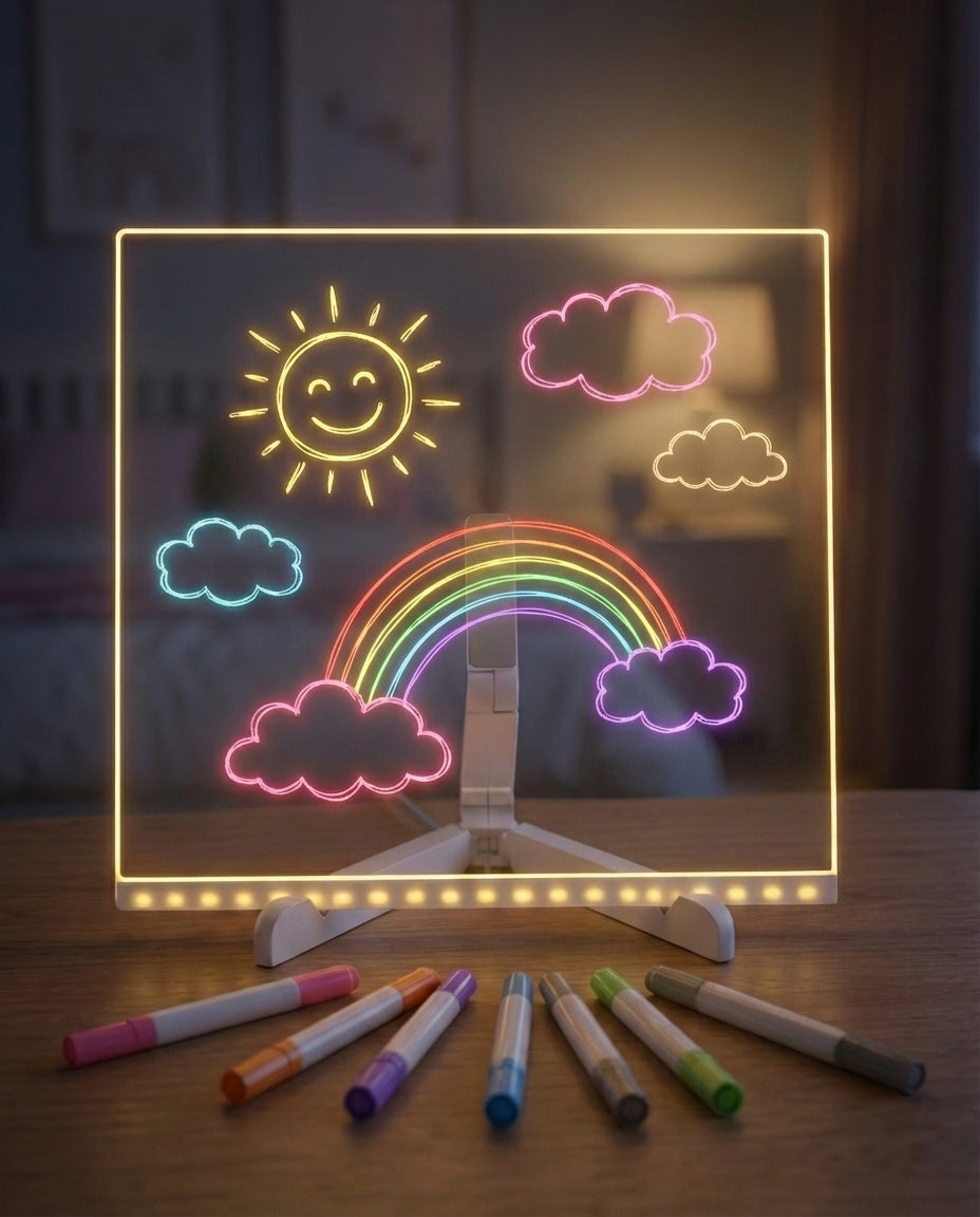 LED-tegnebræt til børn | GlowSketch lysplade