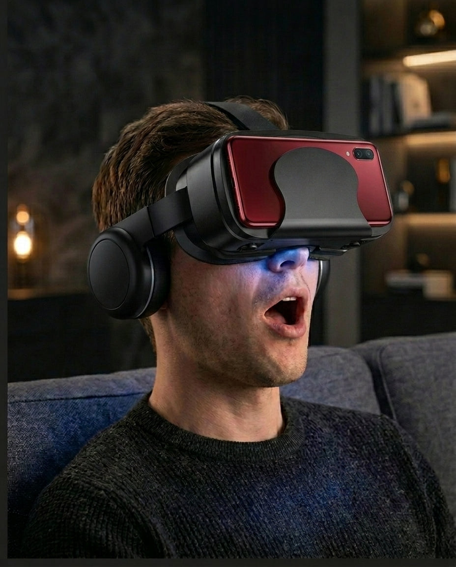 VR-headset med indbyggede hoteltelefoner | ImmersaView Pro