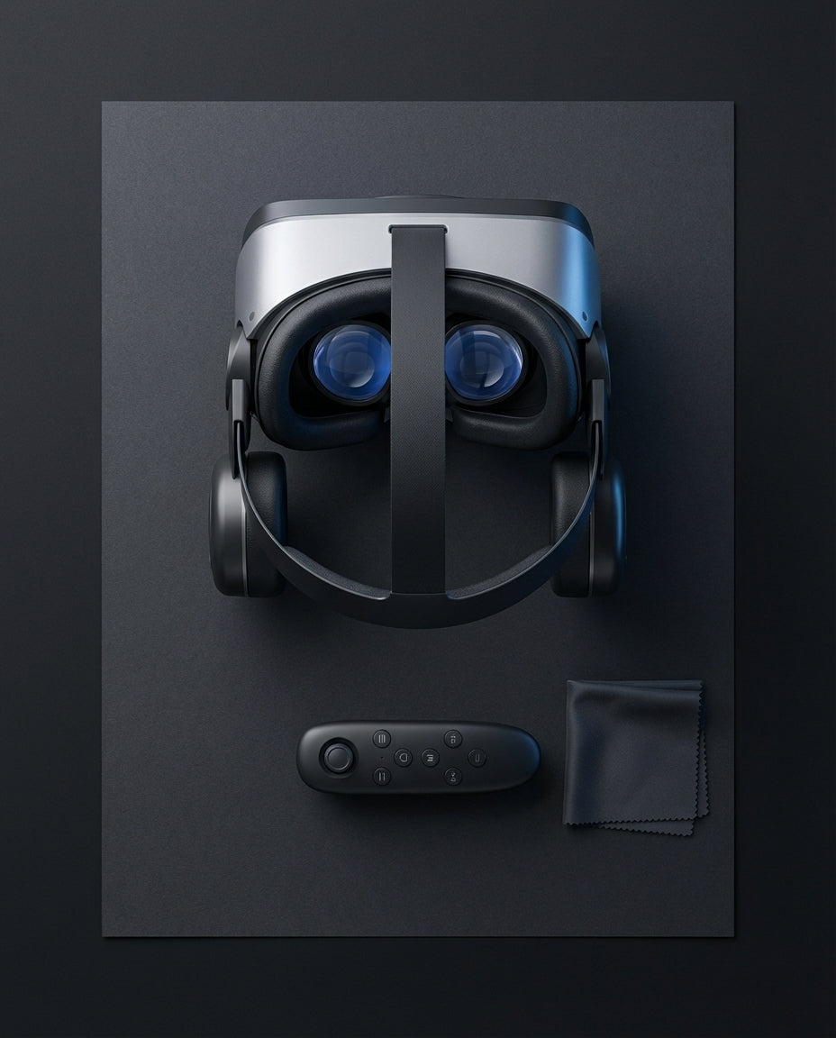 VR-headset med indbyggede høretelefoner | ImmersaView Pro