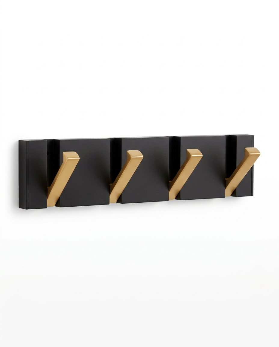 Foldbar Vægkrog | Minimalistisk Rustfri Stål Knagerække