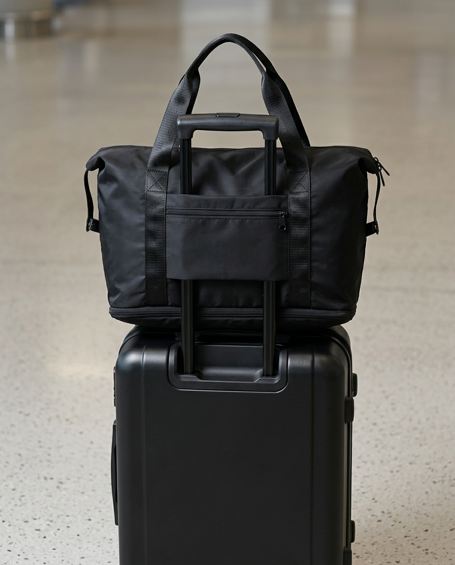 Foldbar rejsetaske – Stor udvidelig weekendtaske