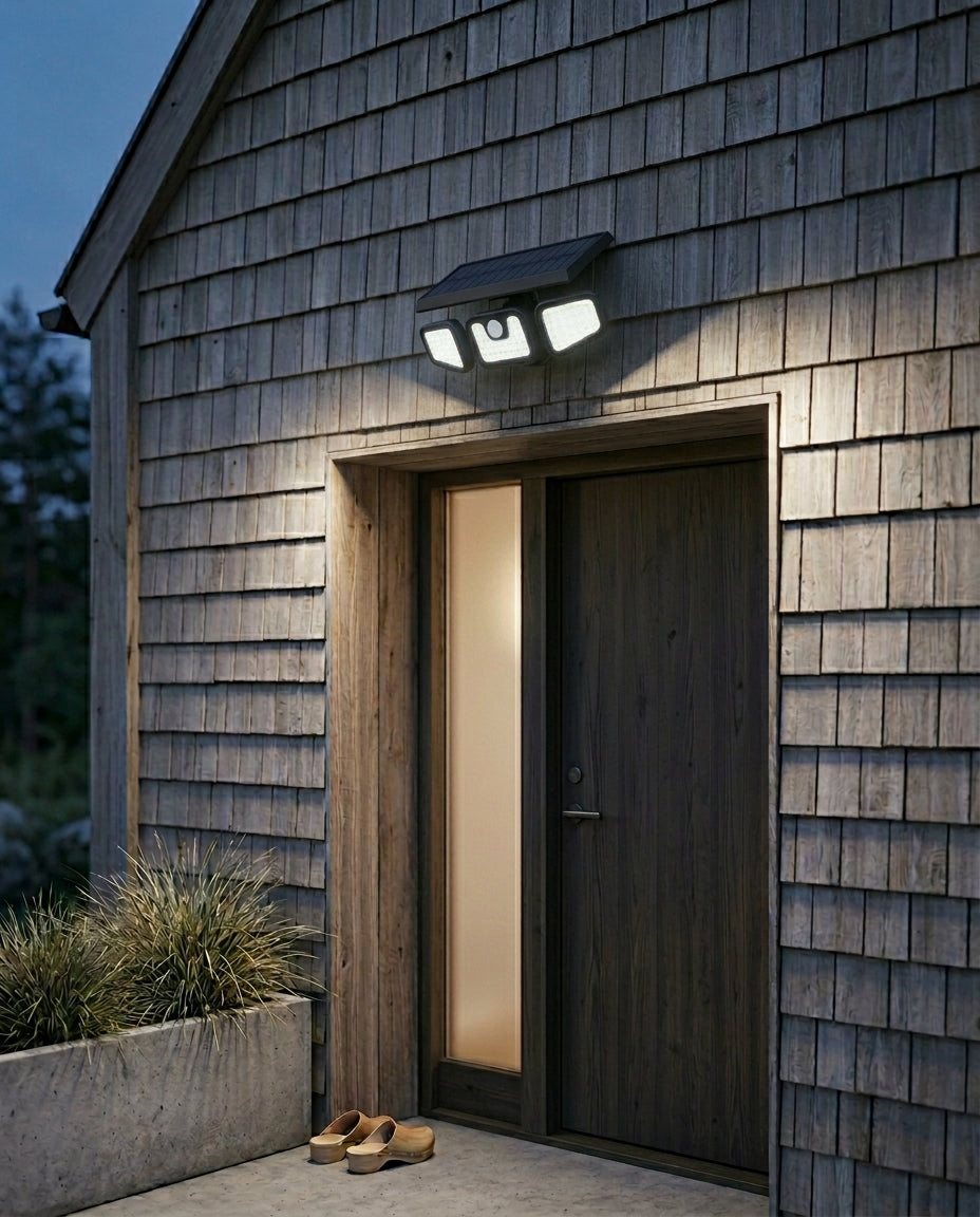 SentryBeam solcelledrevet sikkerhedslampe