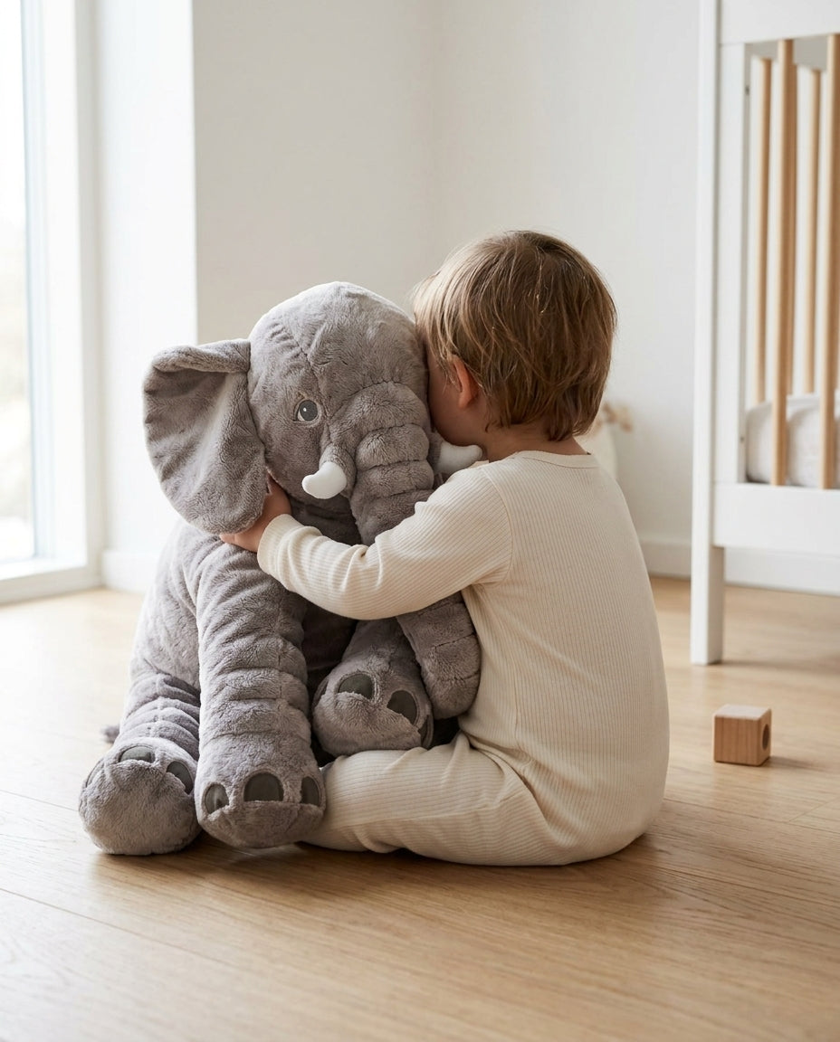 Plyselenantkudde – Blød Bamse-Pude til Børn