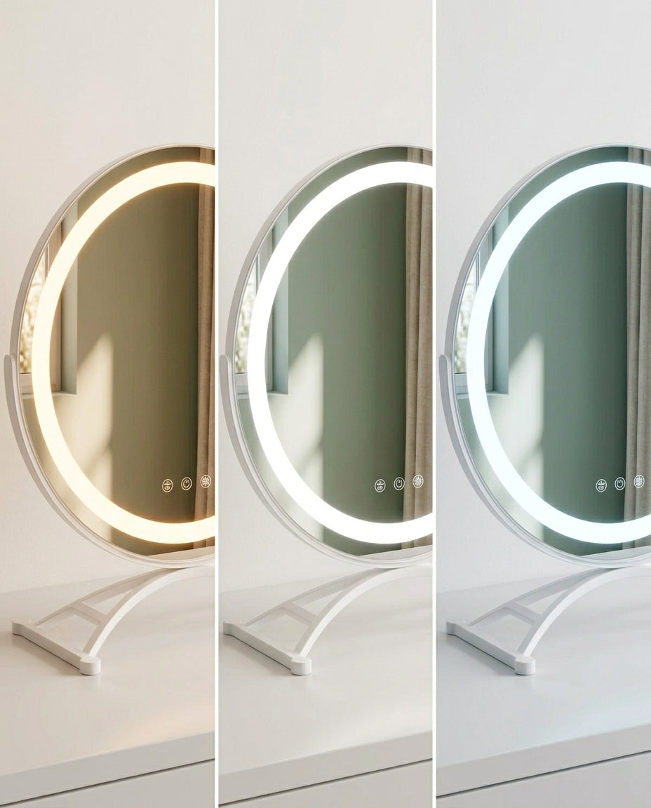 LED-Schminkspiegel mit Touch-Steuerung | Lumi Glow
