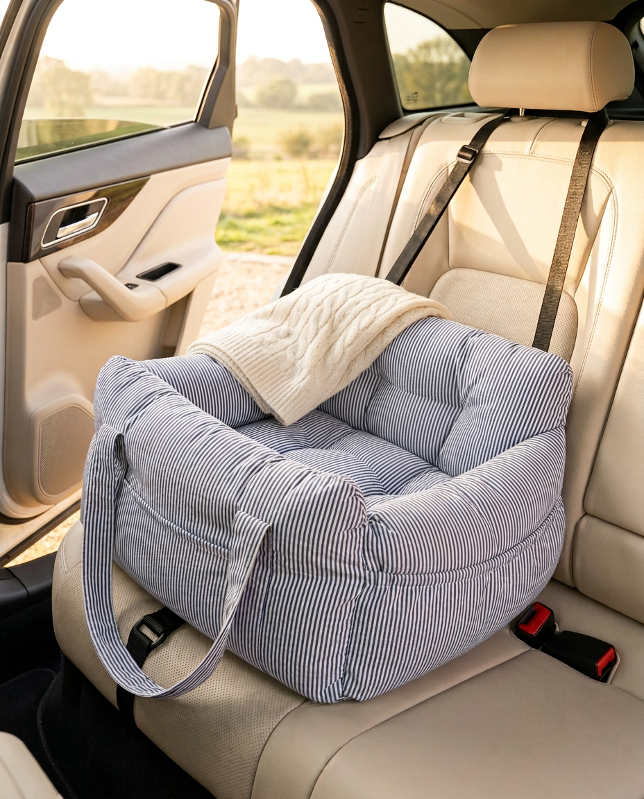 Hundeautosæde | Cosy Ride Bolster – Sikkert & maskinvaskbart