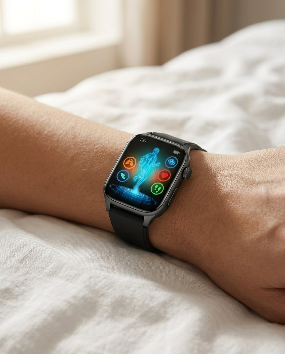 Sundhedssmartwatch – EKG, Blodtryk & Puls | VitalSync Pro