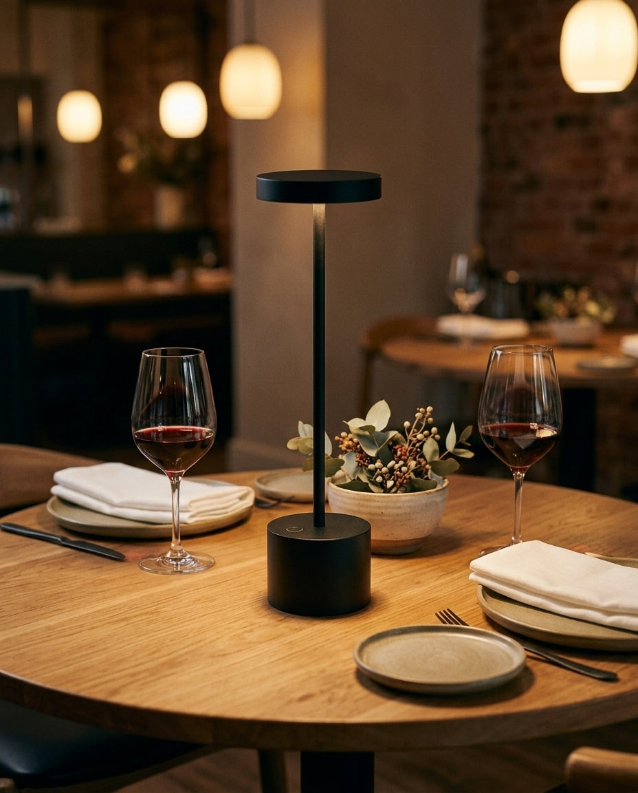 Genopladelig LED-bordlampe | Touch-dæmpning – Lumara