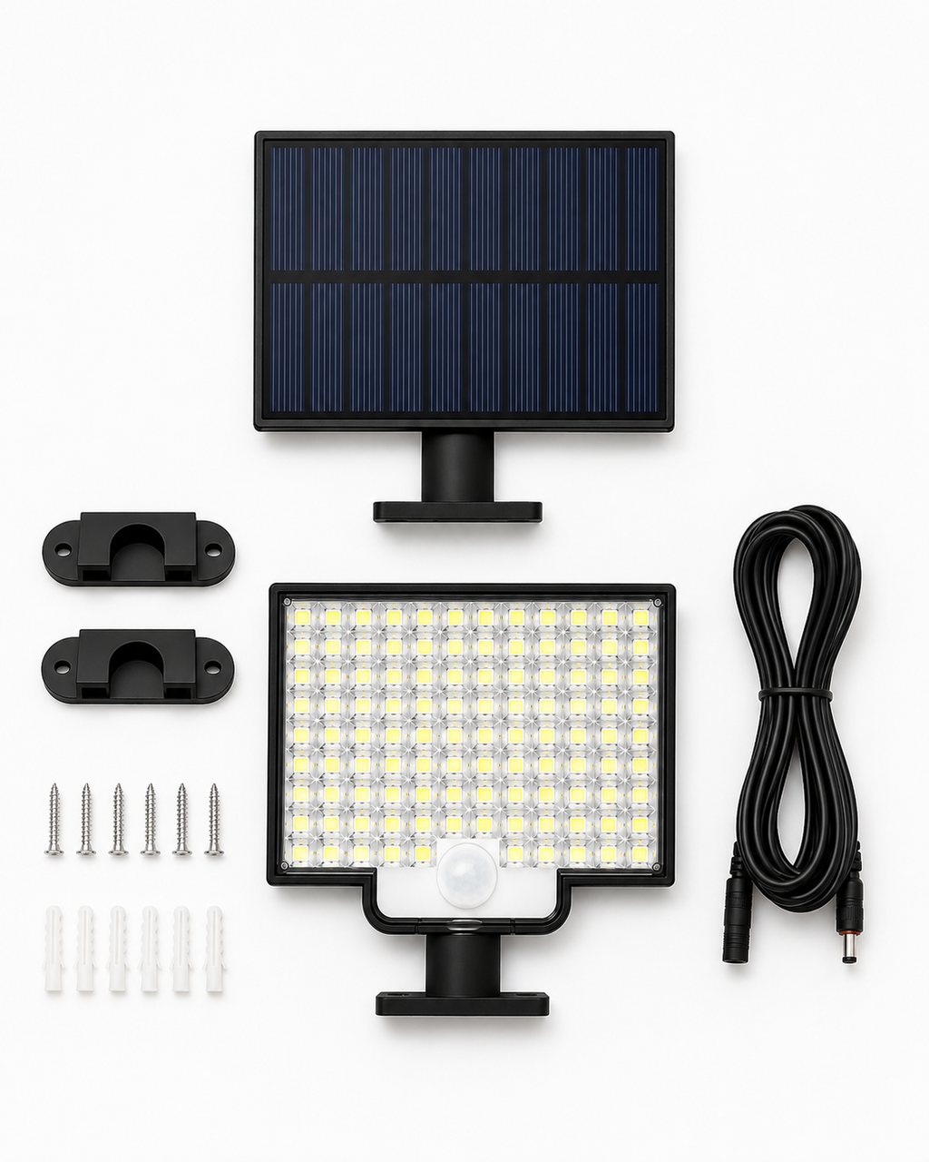 Solcelledrevet Bevægelsessensorlampe Udendørs | 106 LED