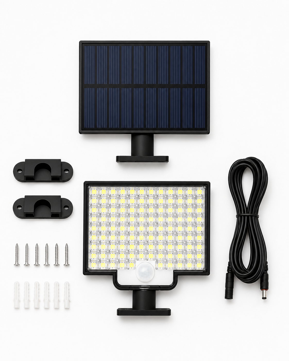 Solcelledrevet Bevægelsessensorlampe Udendørs | 106 LED