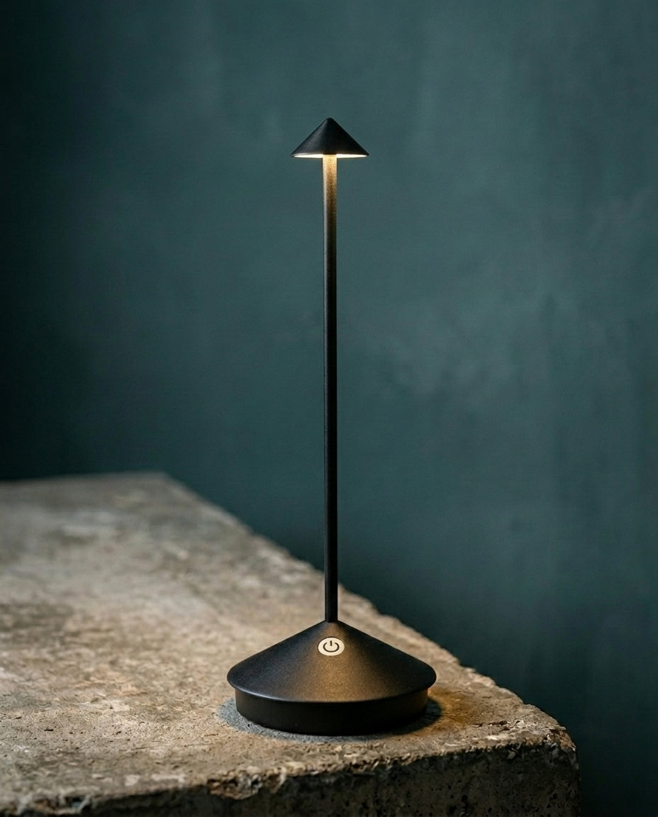 Trådløs LED-bordlampe – Dæmpbar og genopladelig | LumiSlim