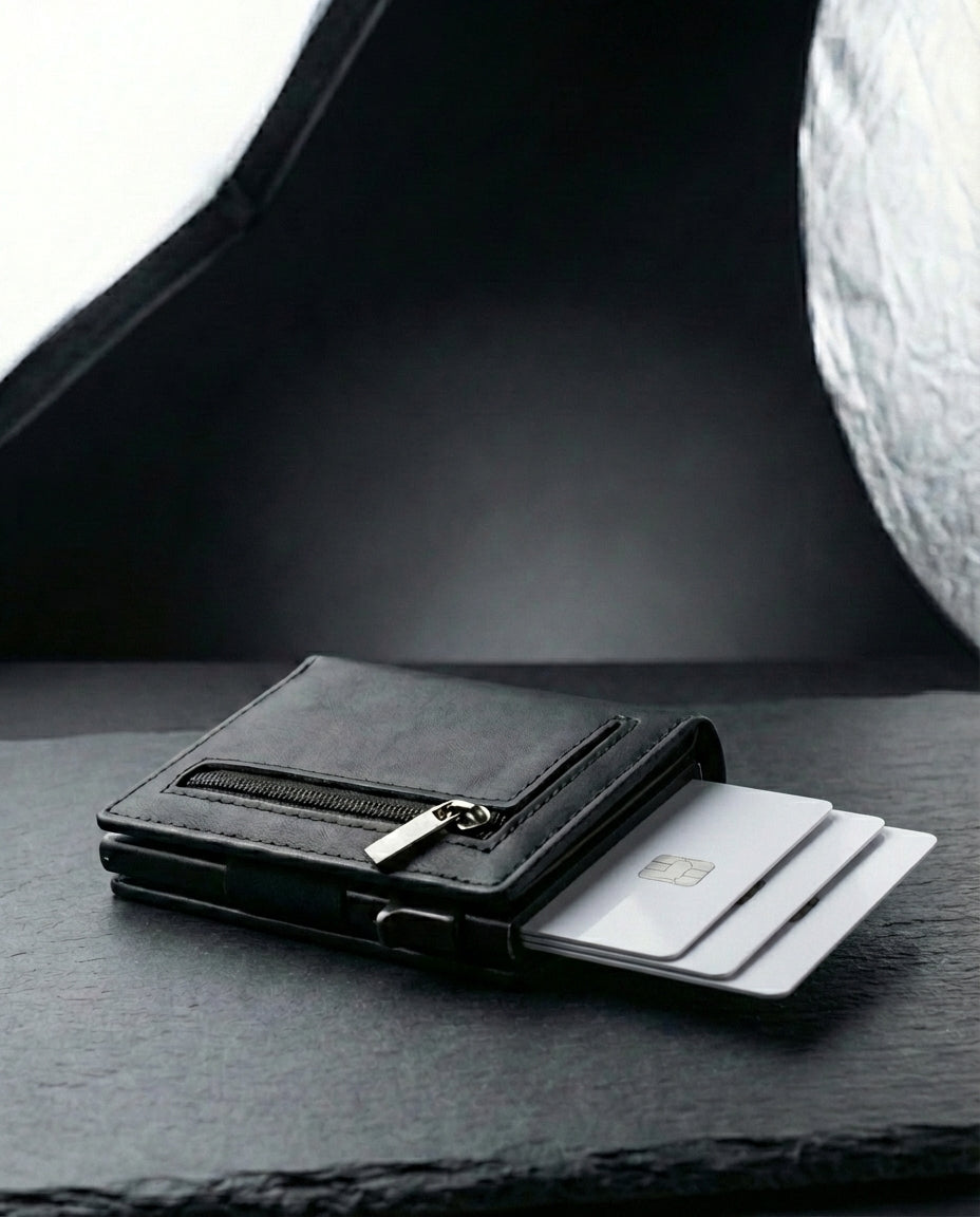 RFID-beskyttet slank pung – SlimVault kortpung