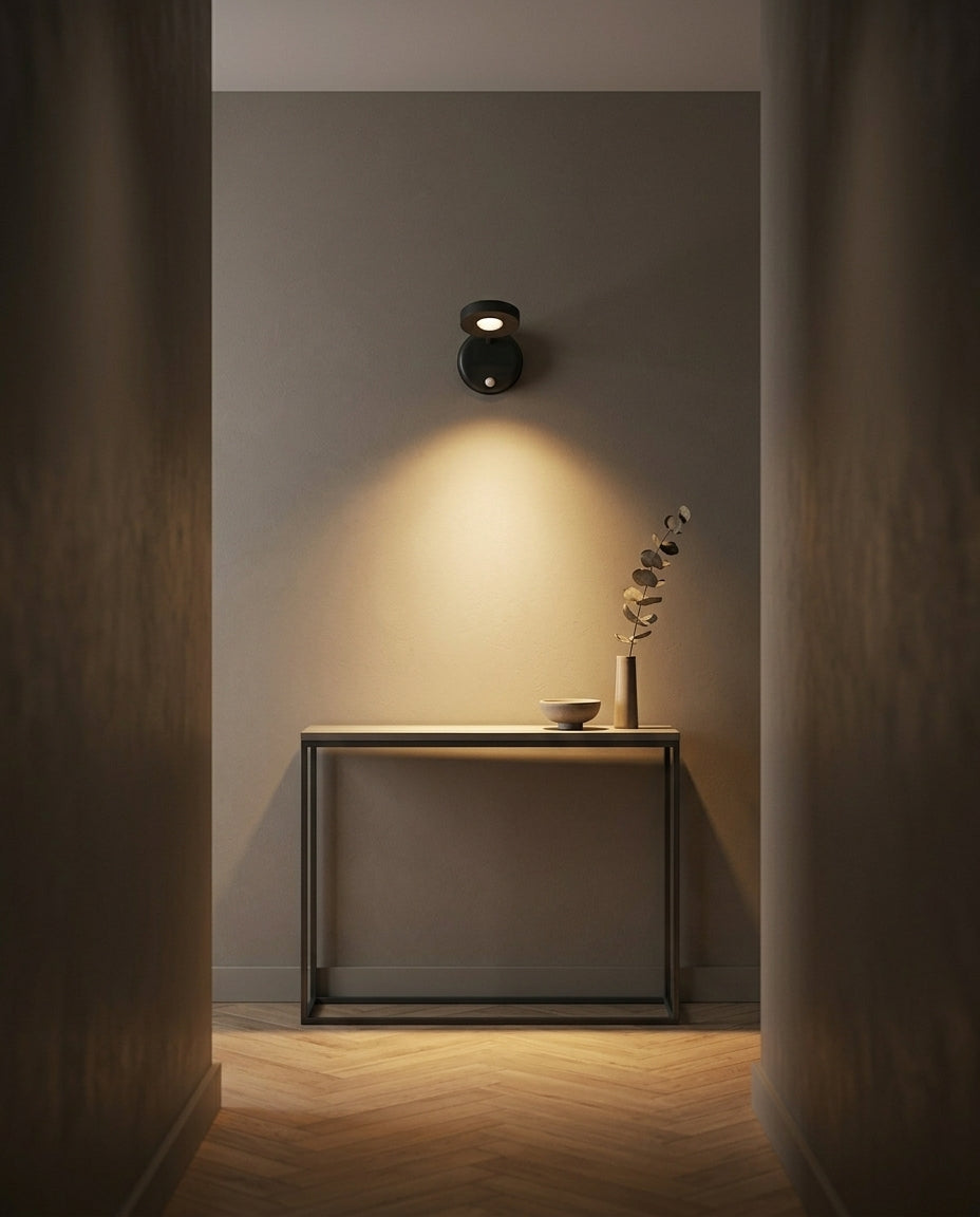 Trådløs LED-spotlight med bevægelsessensor | LumaSwivel 360