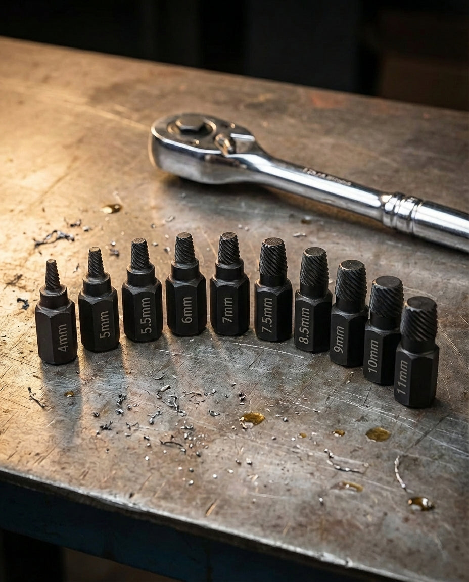 GripForce Pro 10-delt boltudtrækkersæt