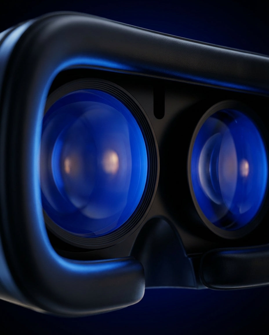 VR-headset med indbyggede høretelefoner | ImmersaView Pro