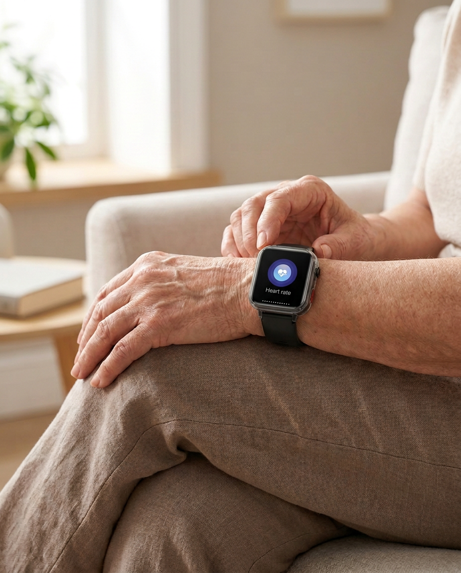 4G Smartwatch GPS SOS Blodsukker Sundhed | ConnectCare Pro