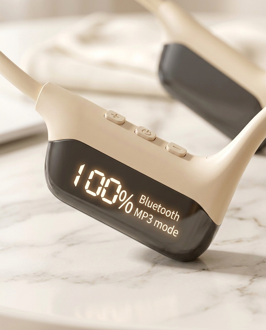 Vandtætte svømmehovedtelefoner | 32GB MP3 Bluetooth IPX8