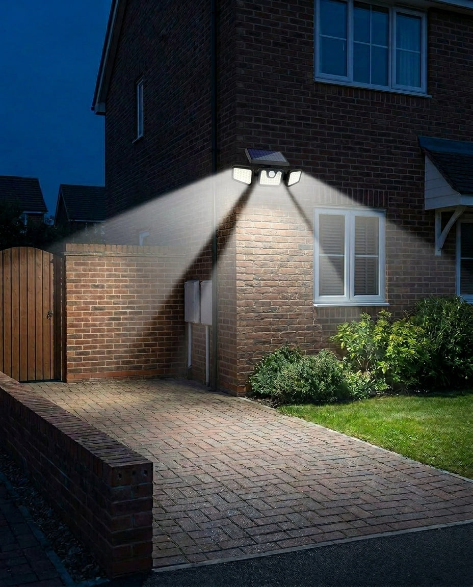 SentryBeam solcelledrevet sikkerhedslampe