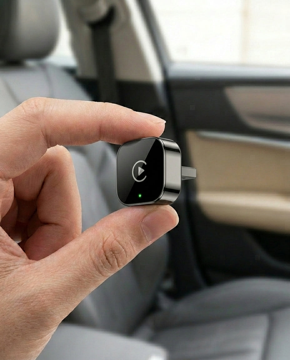 Trådløs CarPlay & Android Auto-adapter | 2-i-1