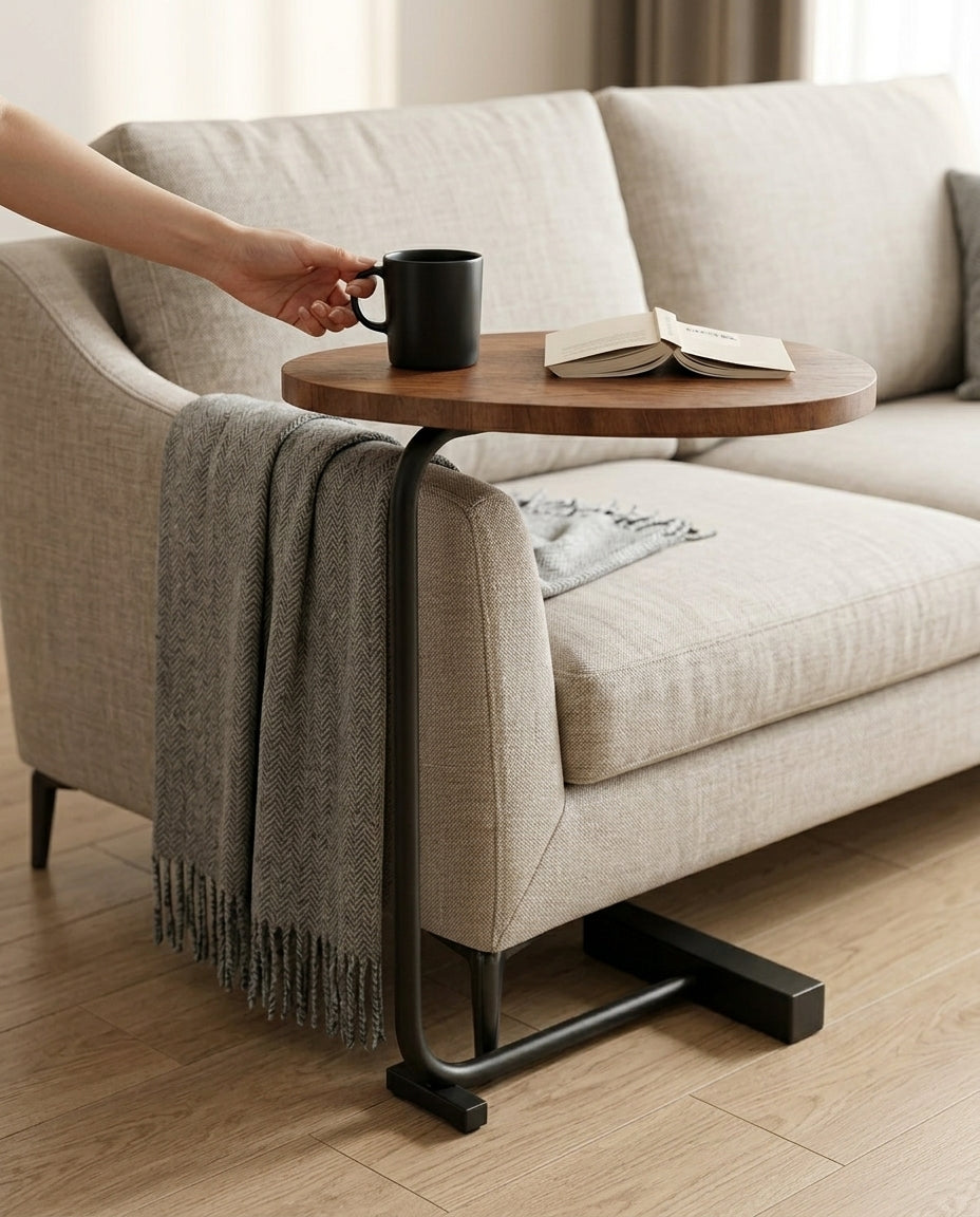 Kompakt sidebord til stuen | Slimline Arc