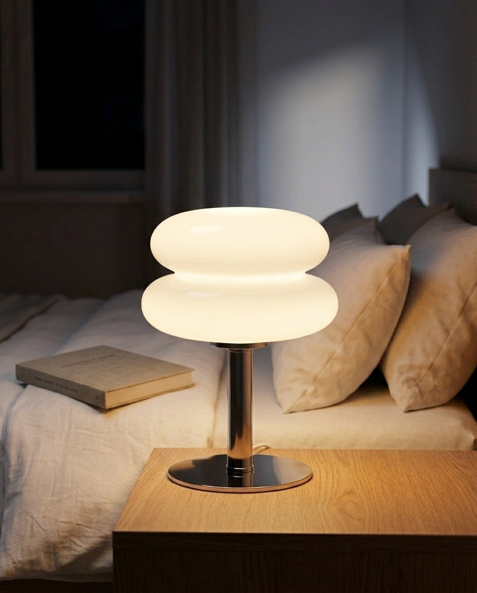 LED Bauhaus-bordlampe | Retro Orb Glødende Skrivebordslampe