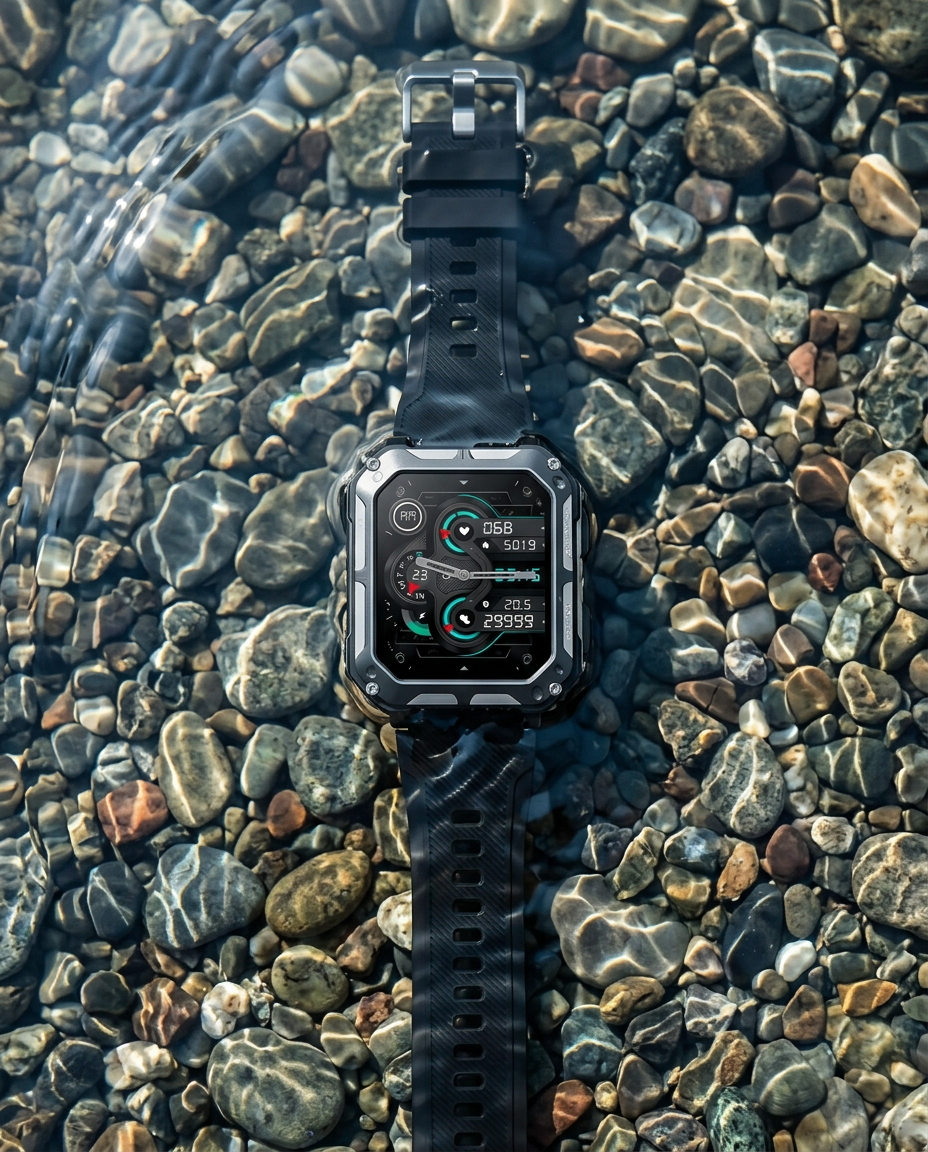 Robust smartwatch | Taktisk udendørs sportsur