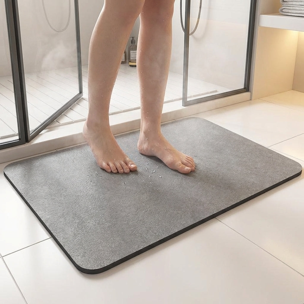Hurtigt Tørrende Skridsikker Bademåtte – AquaStep