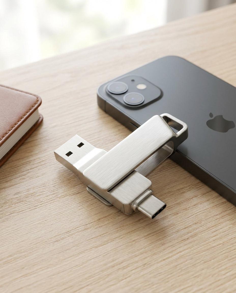 VaultDrive SwiftVault | USB-Stick — USB-C & USB-A