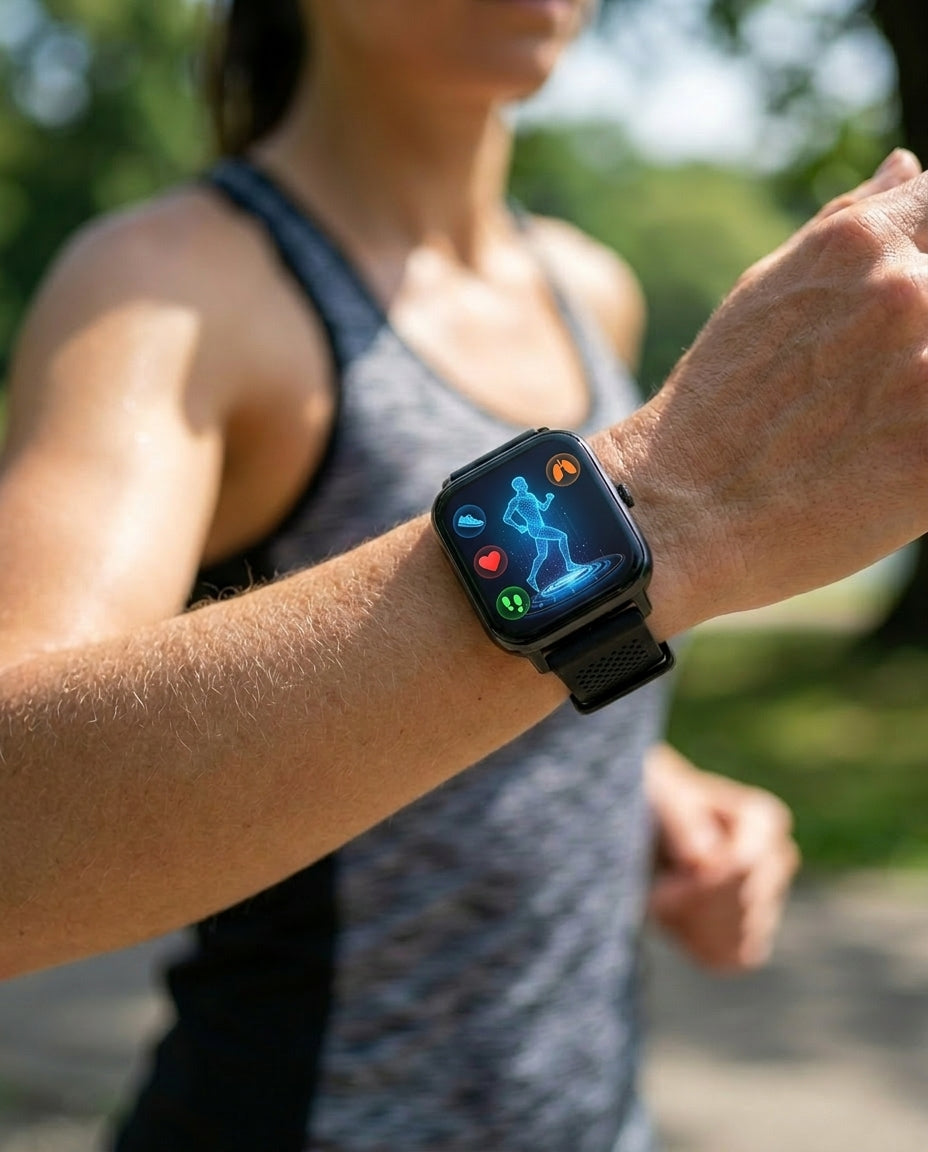 Sundhedssmartwatch – EKG, Blodtryk & Puls | VitalSync Pro