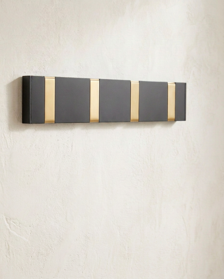 Foldbar Vægkrog | Minimalistisk Rustfri Stål Knagerække