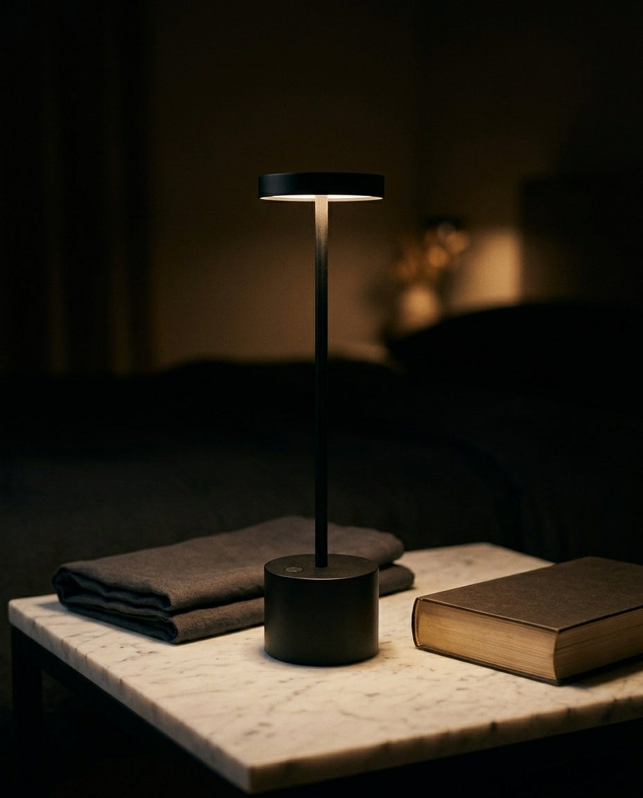 Genopladelig LED-bordlampe | Touch-dæmpning – Lumara
