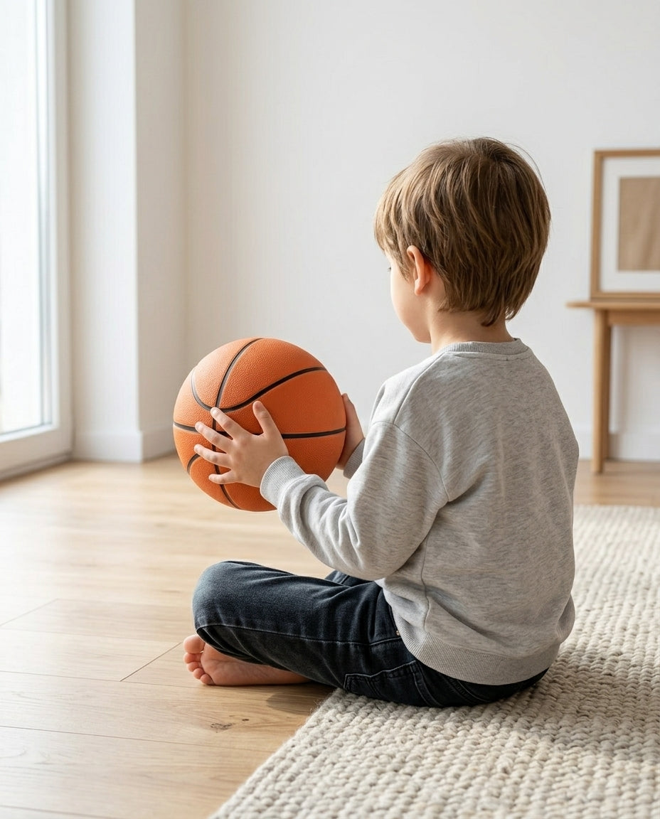 Stille indendørs basketball | Blød skumbold