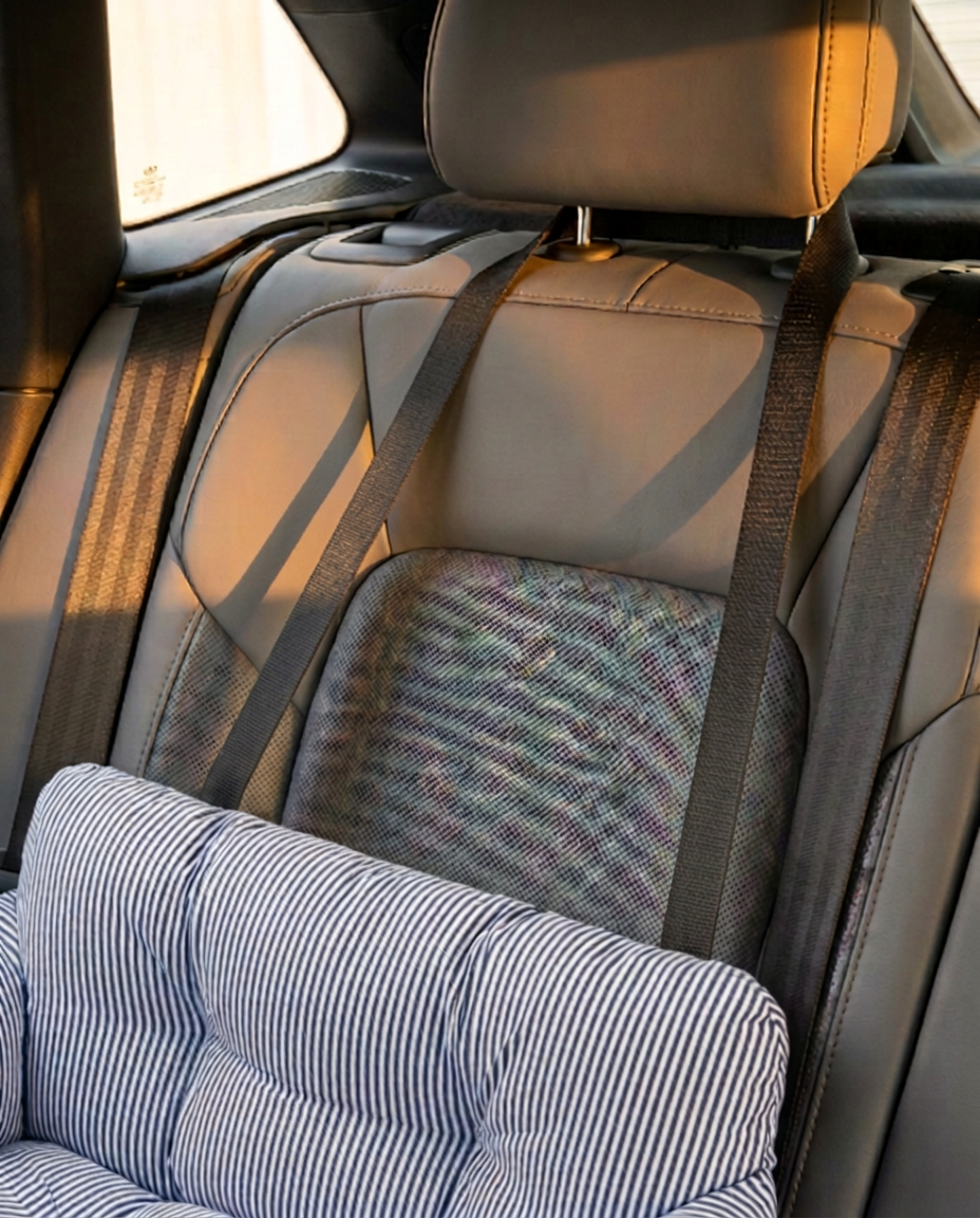 Hundeautosæde | Cosy Ride Bolster – Sikkert & maskinvaskbart