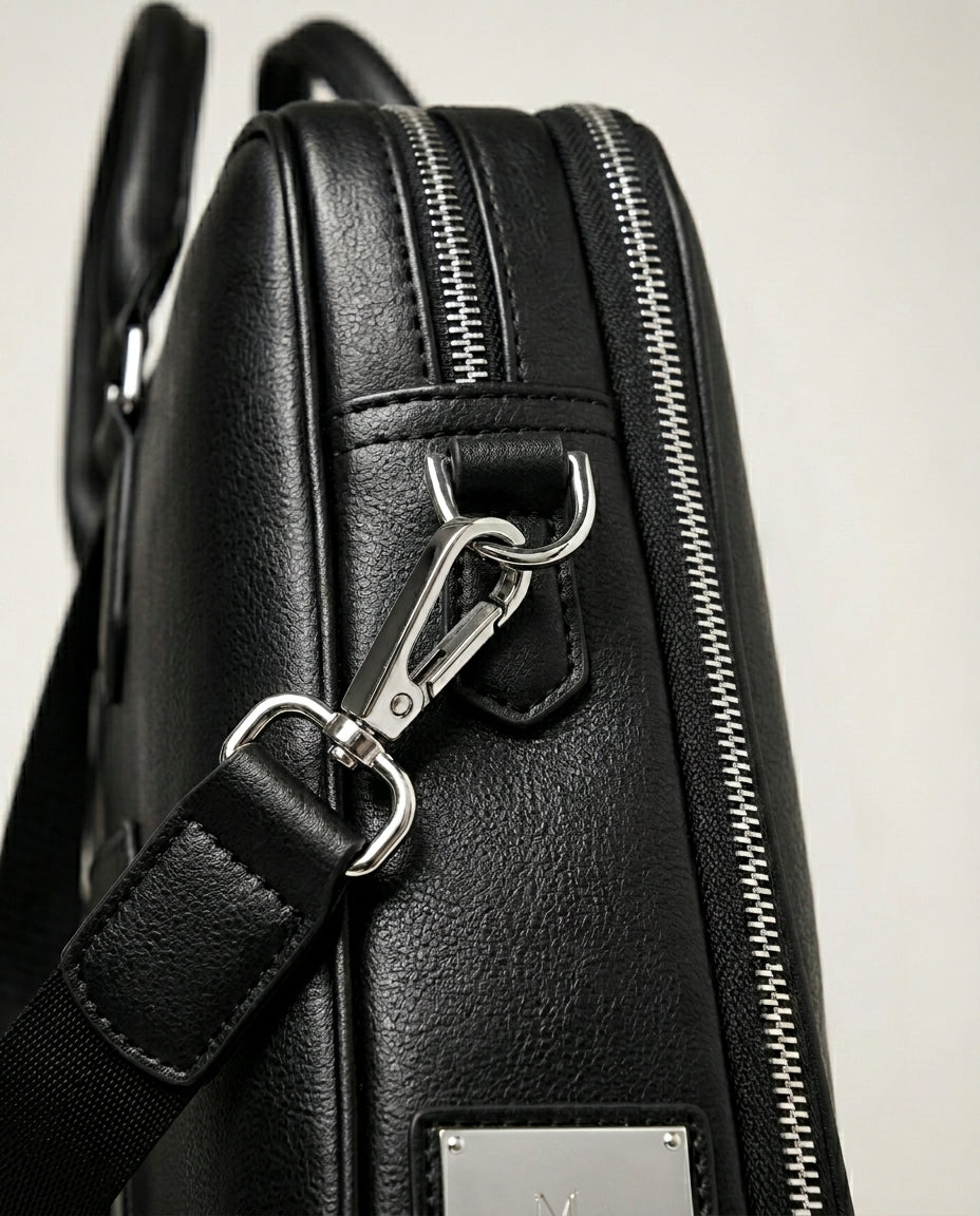 Læder laptop taske crossbody | Meridian Tote