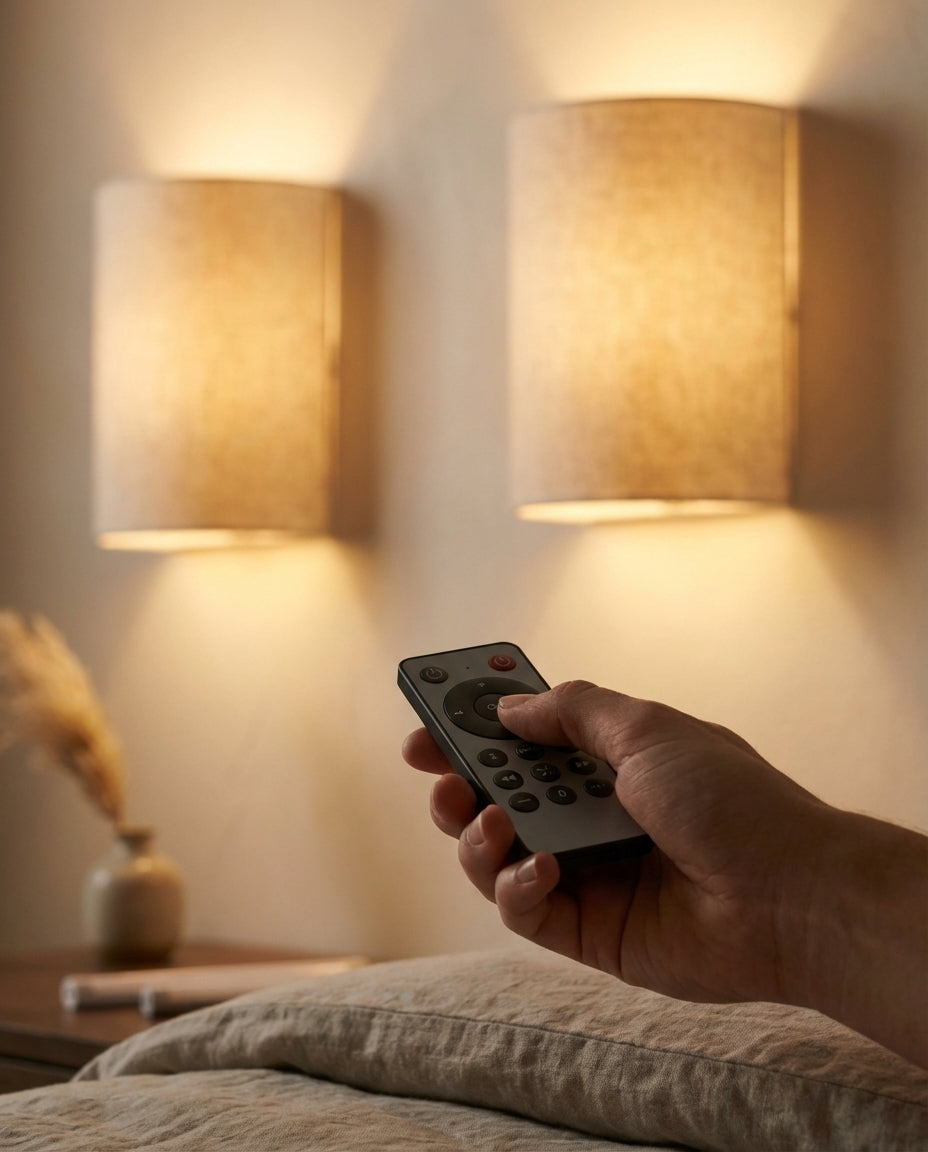 Trådløs væglampe | Magnetisk genopladelig lampe – hørskærm
