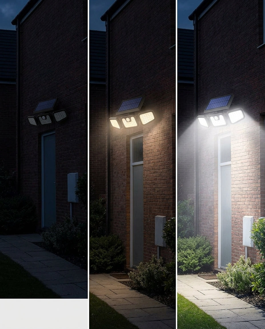SentryBeam solcelledrevet sikkerhedslampe