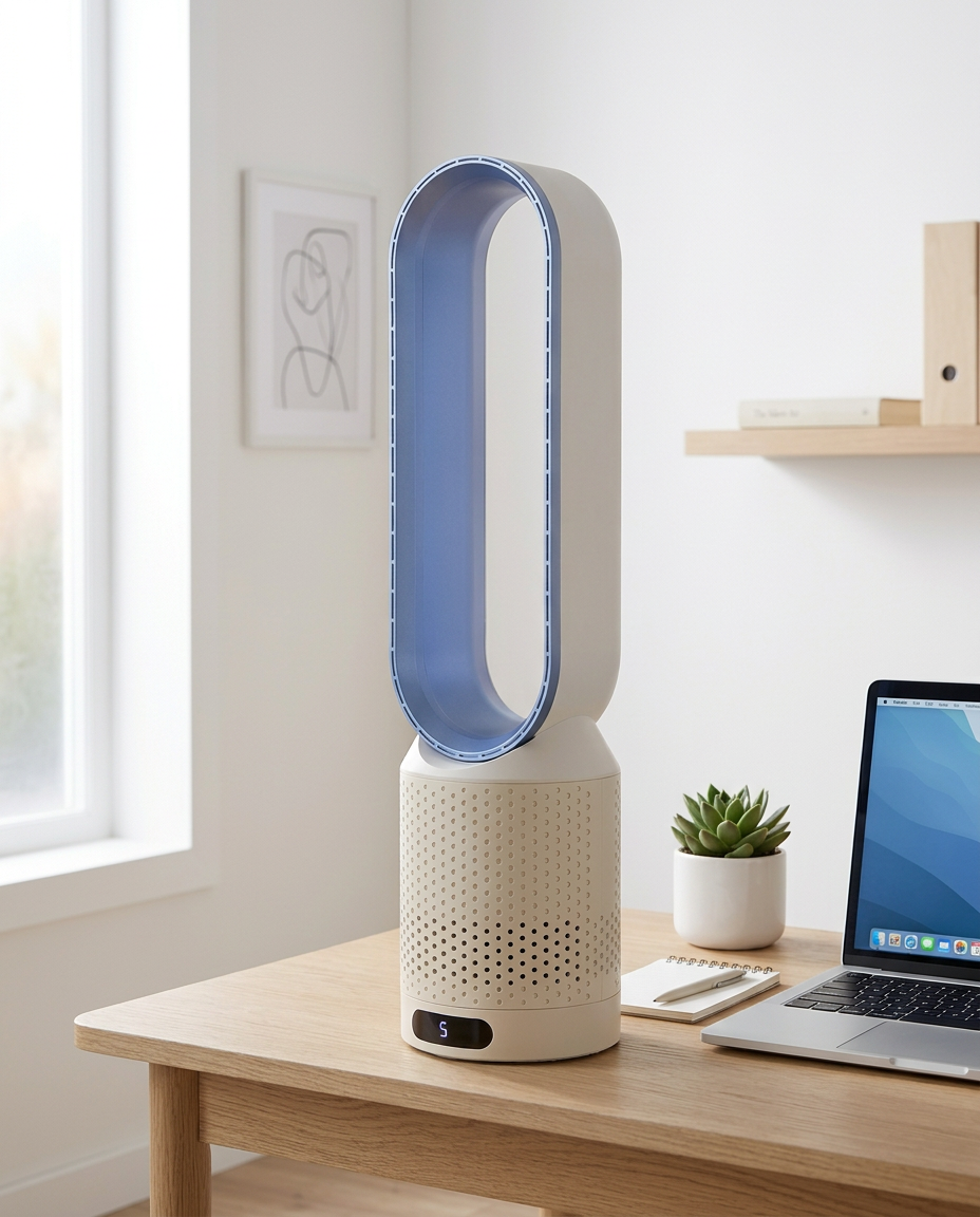 3-i-1 Luftkøler & Luftrenser med Oscillation | ClearFlow