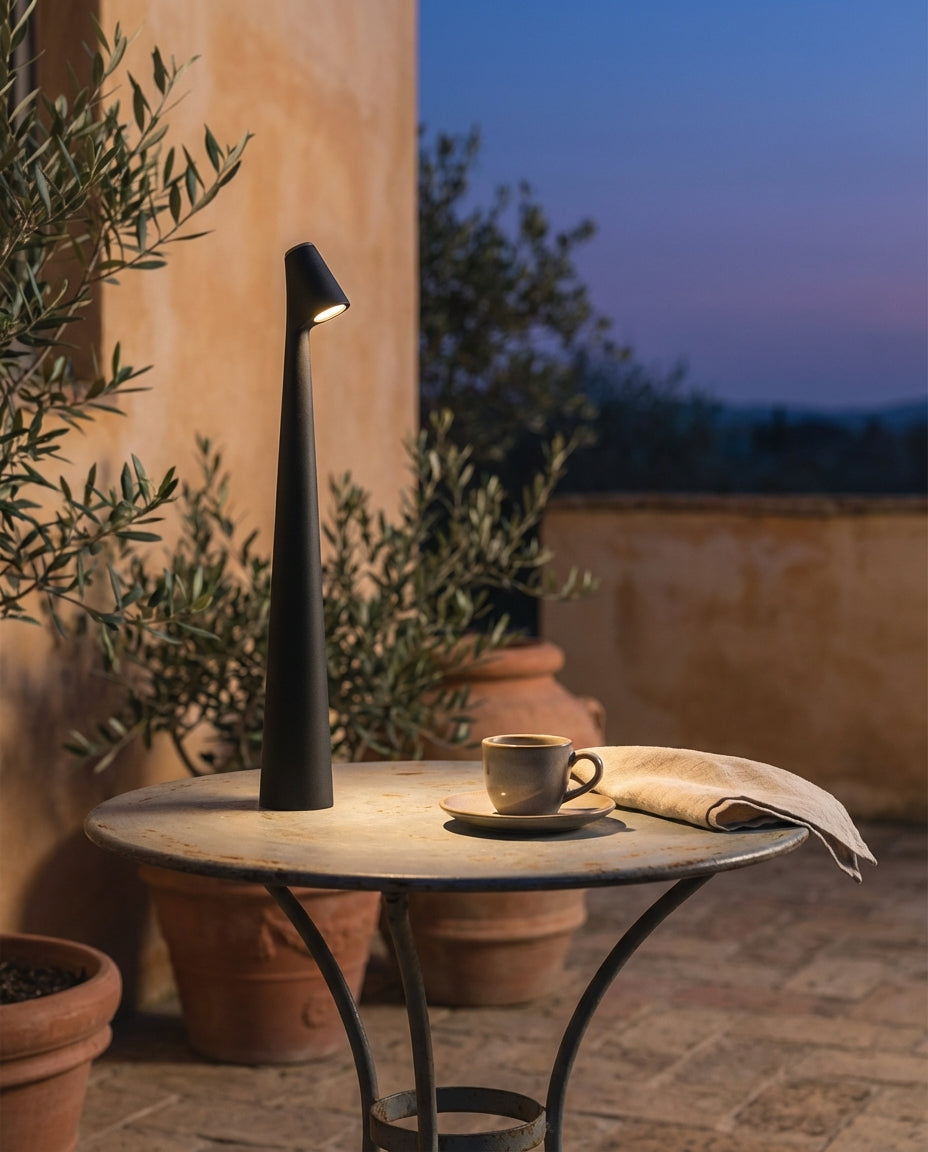 Trådløs LED-bordlampe | Nordisk design | Touch-dimmer