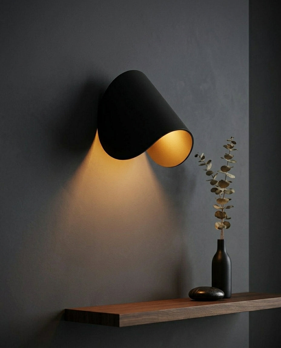 Farveskiftende LED-Væglampe | Moderne Mat Design