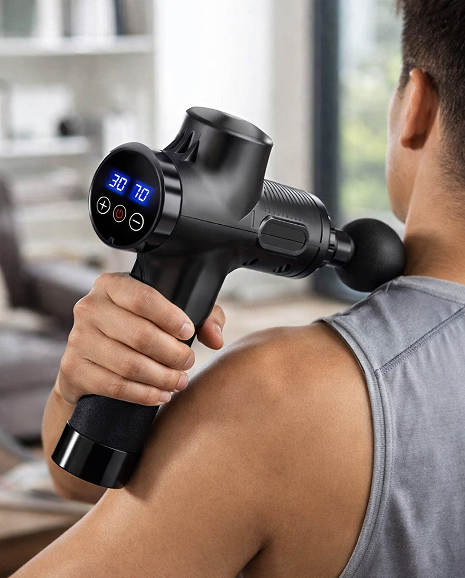 Massagepistol 6 tilbehør | Dyb muskelafspænding