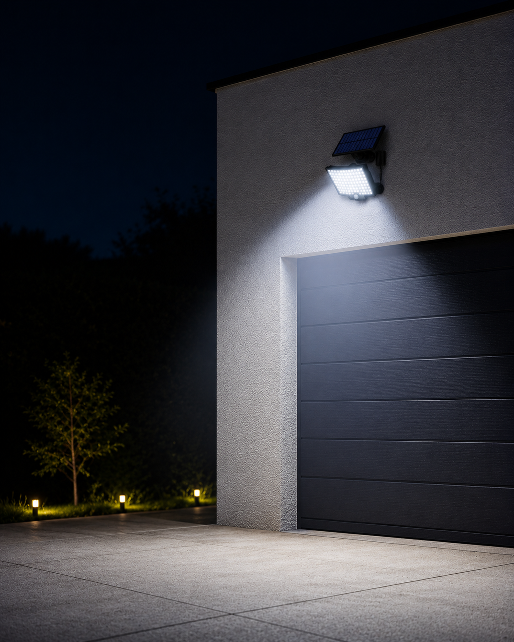 Solcelledrevet Bevægelsessensorlampe Udendørs | 106 LED