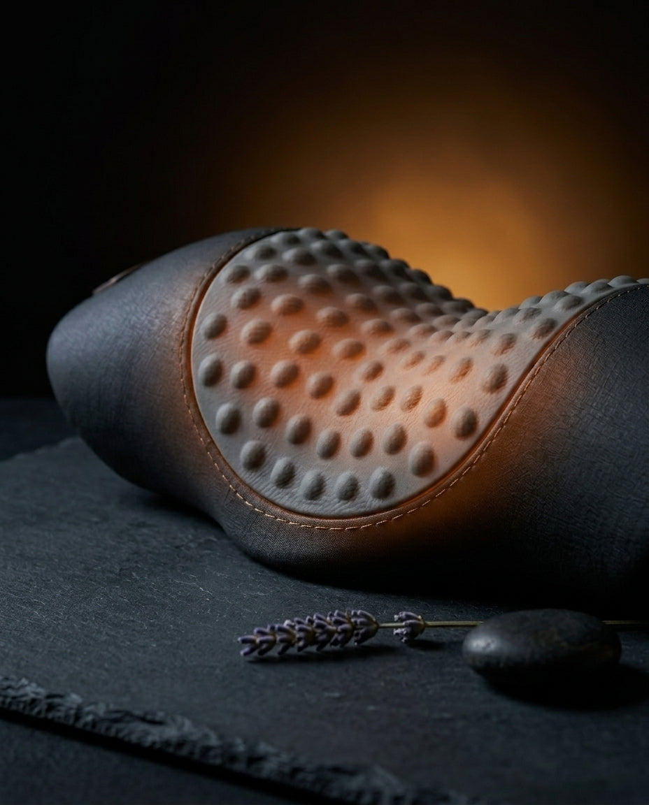 Nakkemassagepude med varmefunktion – dyb muskellindreing