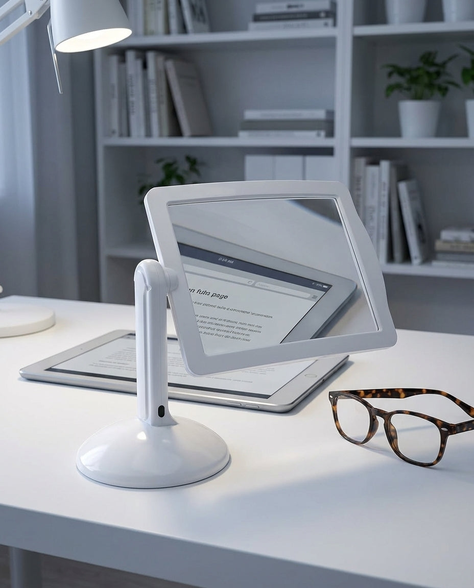 Sideforstarrelsesglas med LED | ClaraVision stativforstarrelsesglas