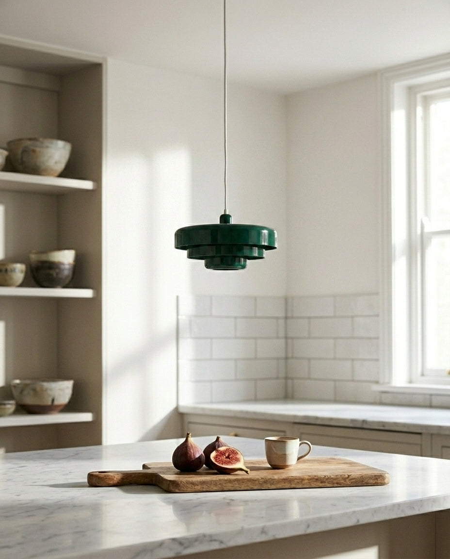 Nordisk pendel | Flerlagsdesign vintage LED-loftlampe