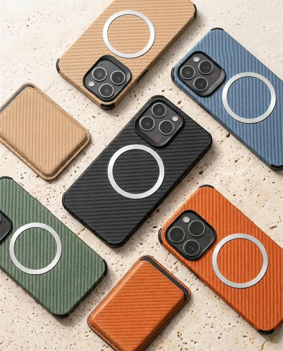 MagSafe pung-cover | CarbonShield Folio