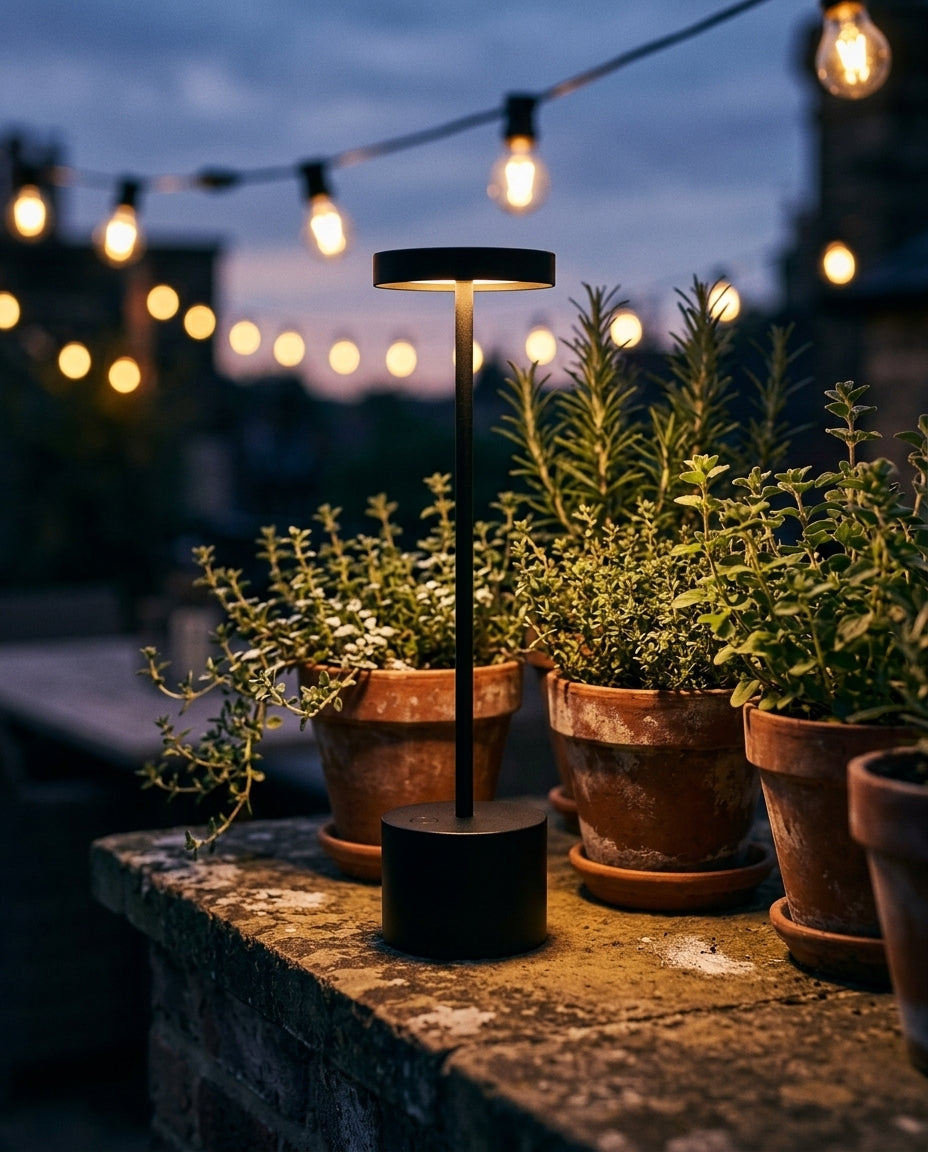 Genopladelig LED-bordlampe | Touch-dæmpning – Lumara