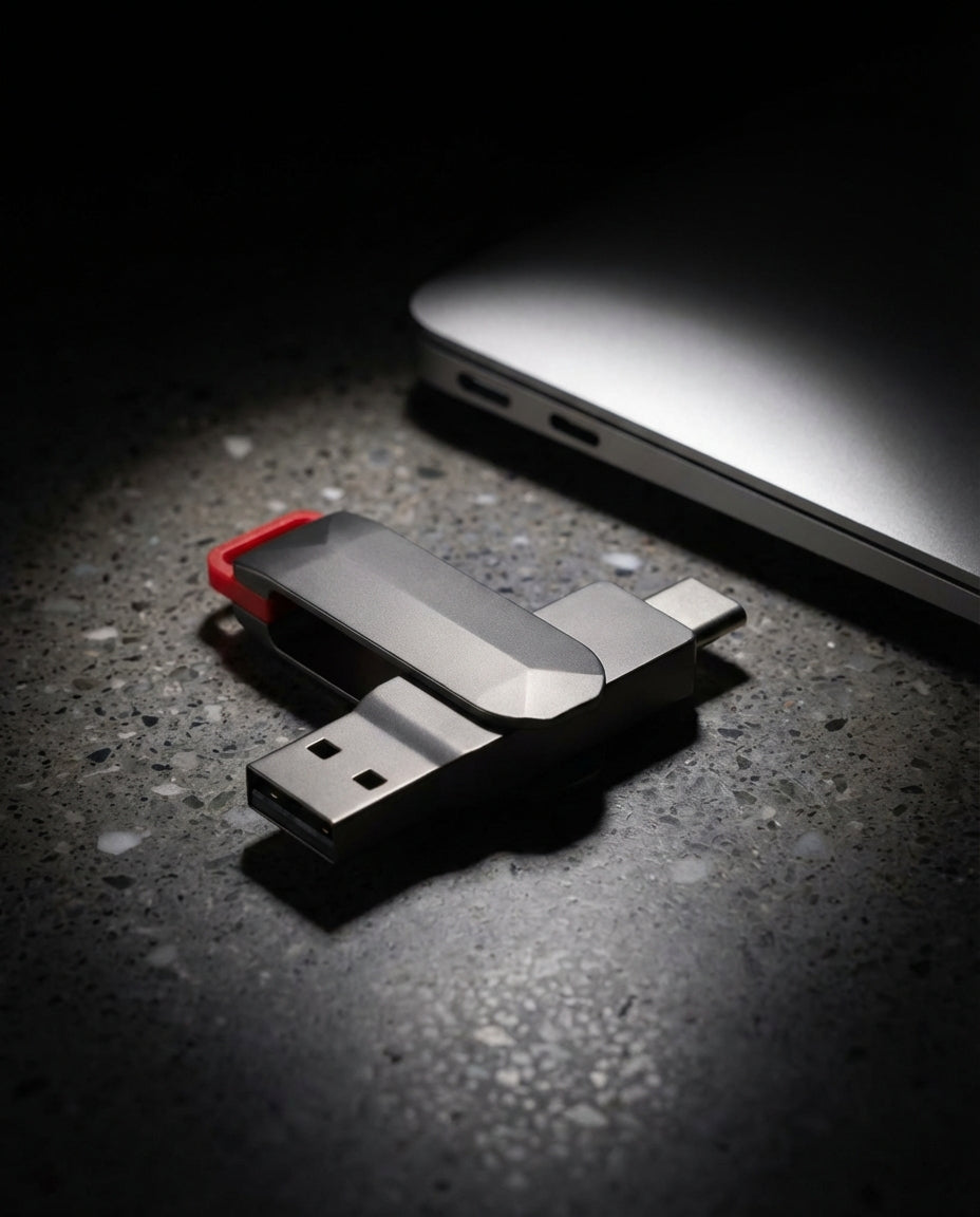 VaultDrive SwiftVault | USB-Stick — USB-C & USB-A