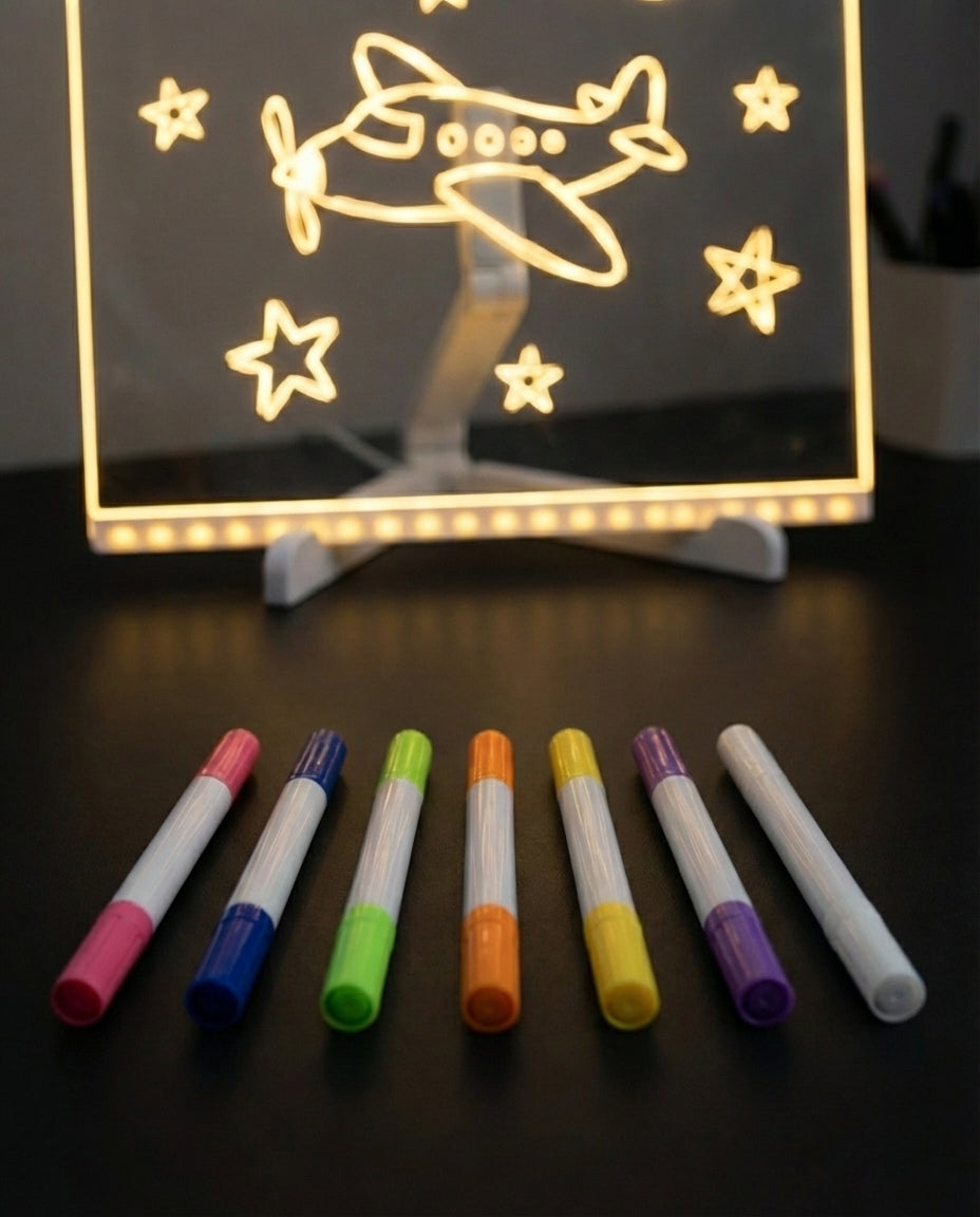LED-tegnebræt til børn | GlowSketch lysplade