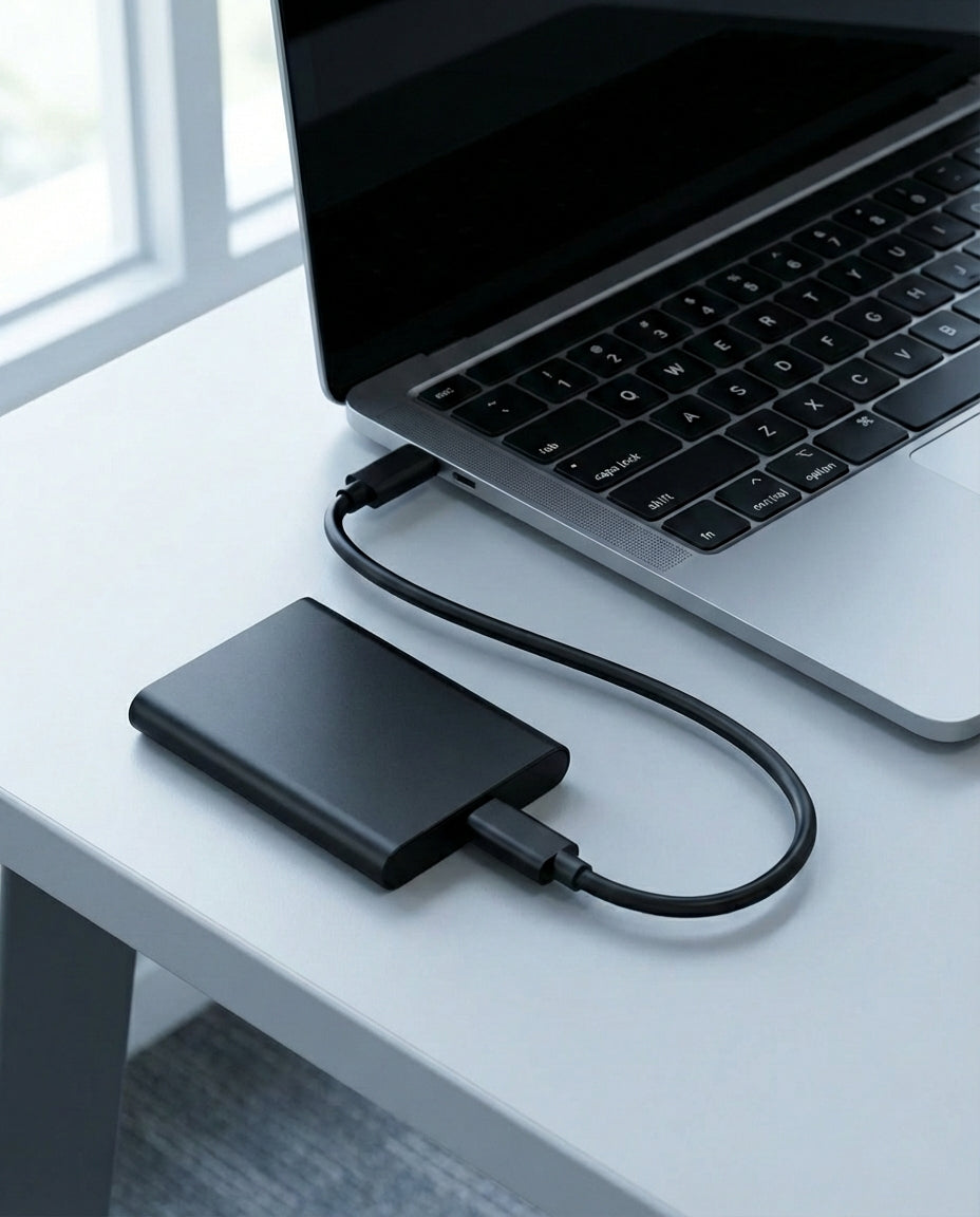 Bærbar SSD 128TB | Ultrahurtig USB-C ekstern drev