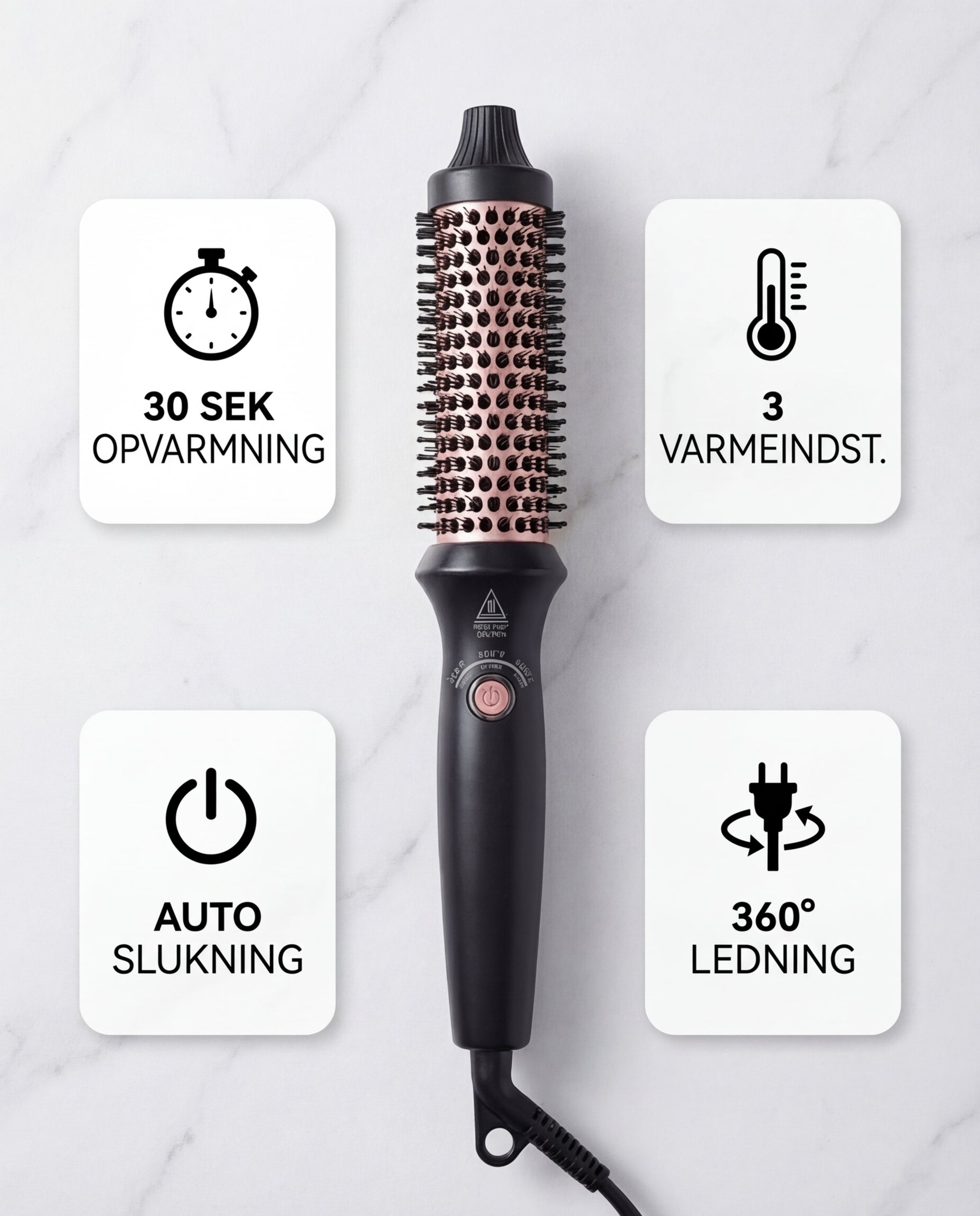 BlowoutPro | 3-i-1 Termisk Stylingbørste