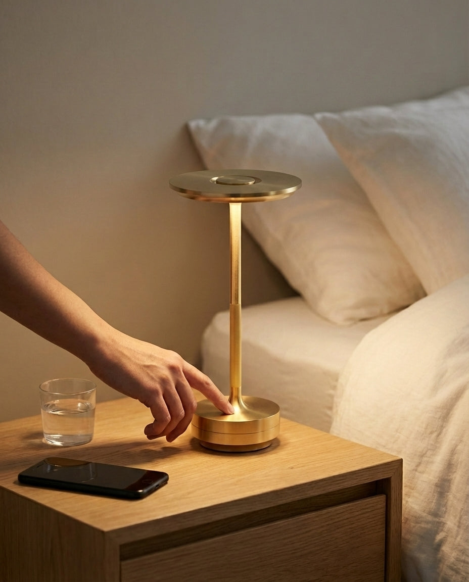 Trådløs Genopladelig Bordlampe | Aura Glow